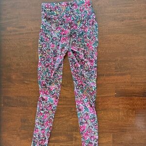 Floral Lululemon Leggings